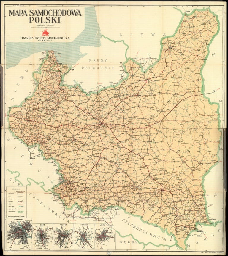 Początki II RP na 20 mapach z epoki [galeria]